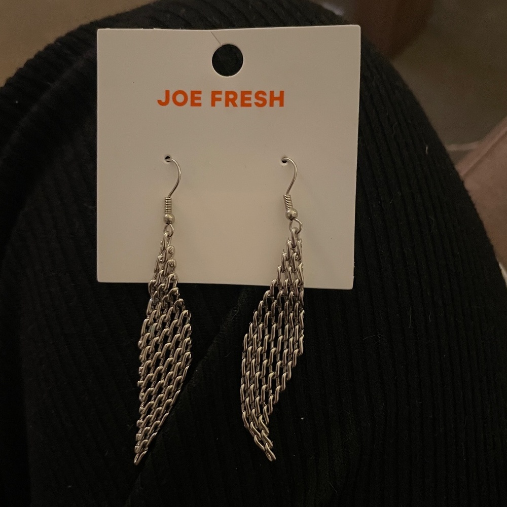 Silver Joe Fresh Dangly Earrings (BNWT)